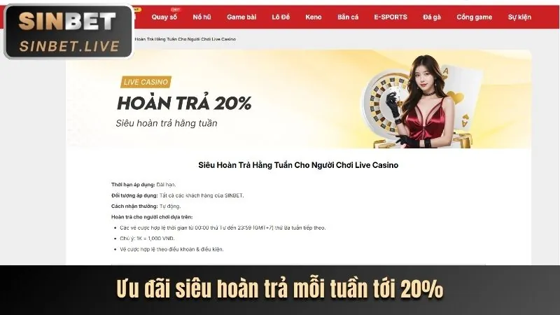 Bàn chơi Baccarat trực tuyến tại VIP52 với dealer xinh đẹp